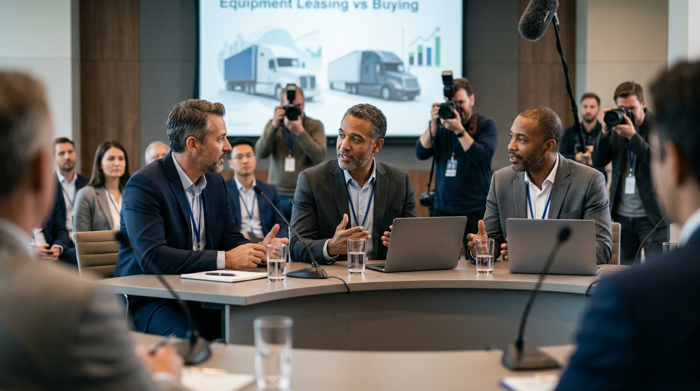Illustration: Trucking Equipment Leasing vs Buying 2026: What's Best for Your Bottom Line?